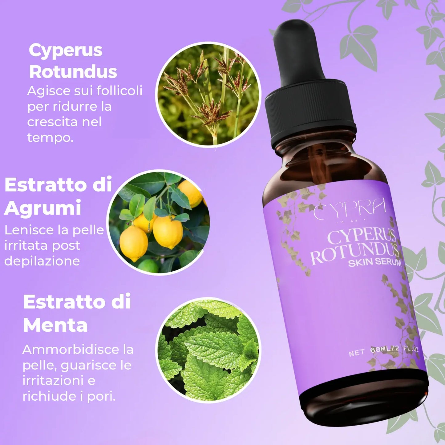 Cypra™️ - Il tuo alleato naturale contro i peli indesiderati